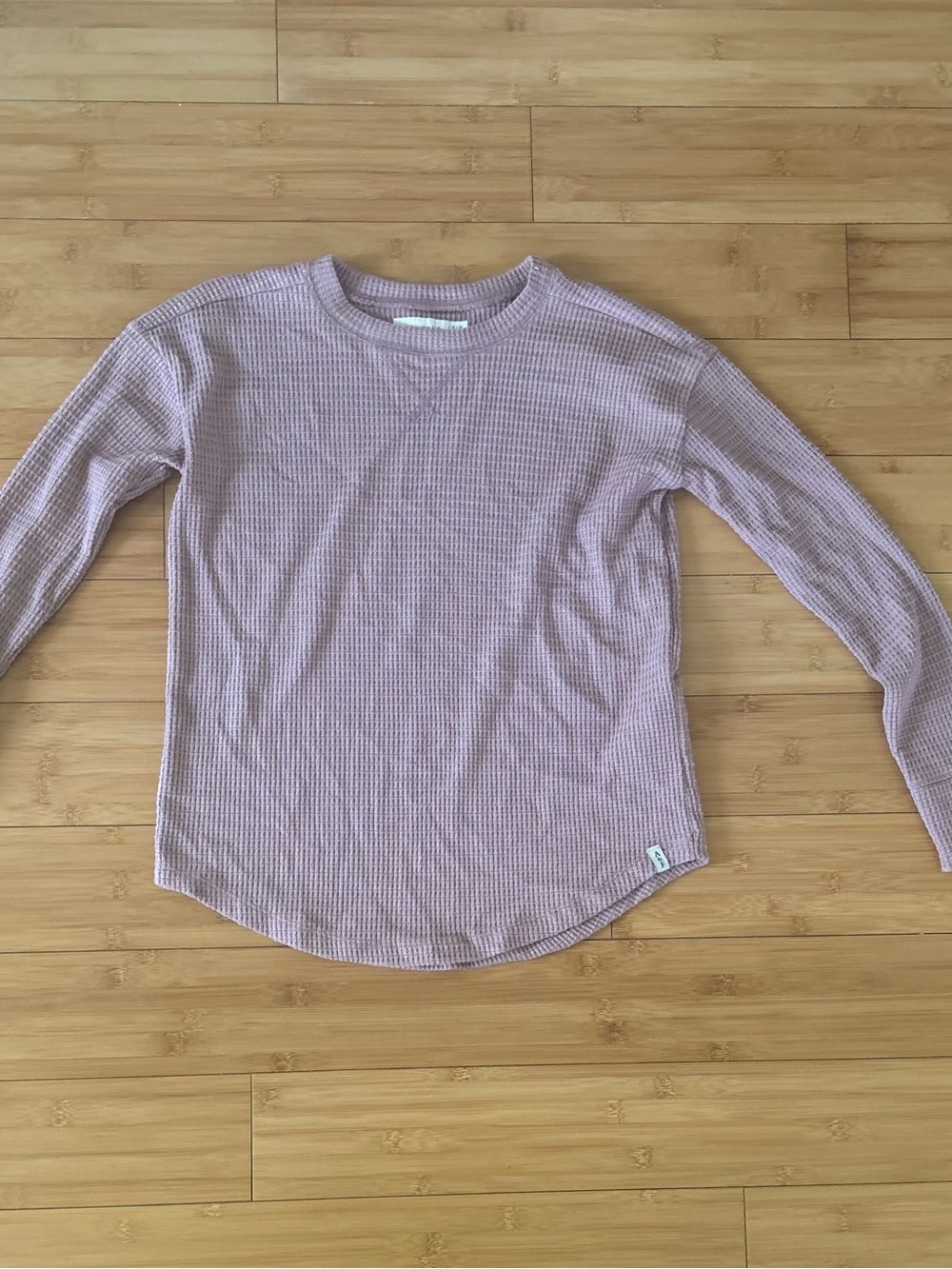 abercrombie kids Lavender Waffle Long-Sleeve Tee